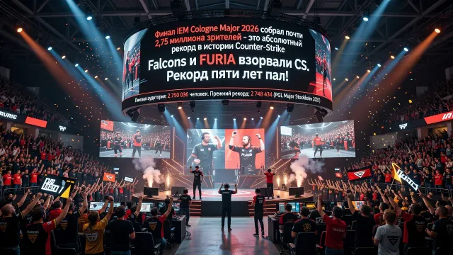 Falcons и FURIA взорвали CS. Рекорд пяти лет пал!