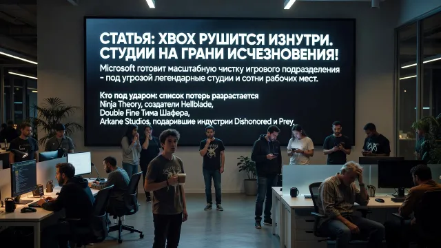 Xbox рушится изнутри. Студии на грани исчезновения!